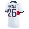 Camiseta de fútbol Paris Saint-Germain Mukiele 26 Segunda Equipación 23-24 - Hombre